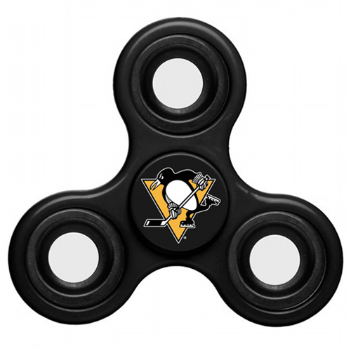 NHL Pittsburgh Penguins 3 Way Fidget Spinner C97 - Black
